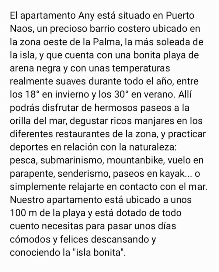 Apartamento Any Puerto De Naos Екстериор снимка